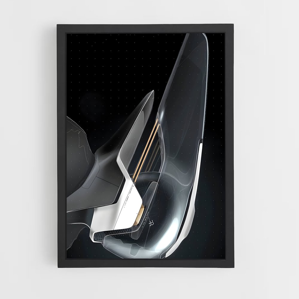 Poster Futuriste 2025 – affiche Faraday Future (vue 2)
